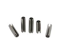 Pasadores rectos tipo resorte Pasador de chaveta cilíndrico elástico acero inoxidable 304 M1.5 M2. M3 M4 M5 M6 M8(M6 10pcs,12mm)