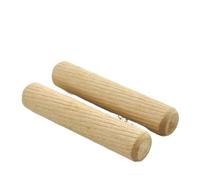 Pasadores redondos de madera for muebles | Color madera M6x20/25/30/40mm 50 piezas for montaje de muebles(M6x40mm)