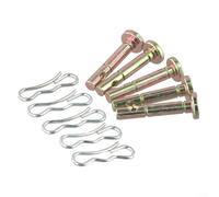 Pasadores y chavetas de metal de repuesto para sopladores de nieve CADET, se adapta a Craftsman 73804124A 71404040 piezas de quitanieves para mantenimiento rutinario (5 juegos)