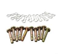 Pasadores y chavetas de metal de repuesto para sopladores de nieve CADET, se adapta a Craftsman 73804124A 71404040 piezas de quitanieves para mantenimiento rutinario (10 juegos)