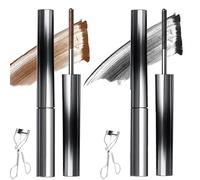 Pasaje de varita de hierro, mascaras de pestañas 3D curling, metal más delgado de metal delgada con resistencia al agua sin ceremonias, alargamiento, grueso, efecto de pestañas postizas (2PCS)