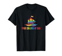 Pasajero de Vacaciones de True Colors At Sea LGBT Pride Cruise Camiseta