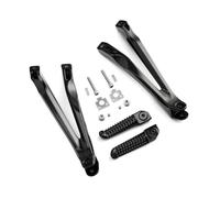 Pasajero Estriberas Moto Juego De Reposapiés Traseros Para Pasajero Para YZF R1 2004-2008 (2005, 2006, 2007). Pedales Para Motocicleta. Reposapiés(Gloss black)