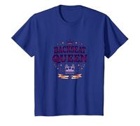 Pasajero Princesa: Viaje por Carretera Queen Royal en el Asiento Trasero Camiseta, Niños, Azul Real, 6 años
