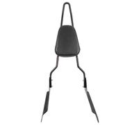 Pasajero Sissy Bar Almohadilla Para Respaldo De Asiento Trasero Para Para Shadow VLX600 VT600 1998-2007. Cojín Para Pasajero Motocicleta Portaequipajes(Negro)