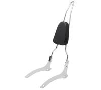 Pasajero Sissy Bar Almohadilla Para Respaldo De Pasajero Trasero Motocicleta Para Yamaha Vstar 1100 Para Custom 2000-2011 Con Almohadillas Acolchadas Motocicleta Portaequipajes(Plata)