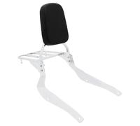 Pasajero Sissy Bar Respaldo Para Motocicleta Para Suzuki Intruder Volusia VL400 VL800 2001-2012 Con Portaequipajes Y Almohadilla Cómoda Moto Rejilla Portaequipajes