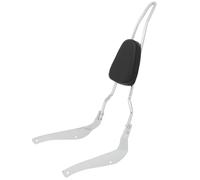Pasajero Sissy Bar Respaldos Para Motocicleta Para Suzuki Boulevard M50 M 50 2005-2009 - Kit De Repuesto Para Almohadillas Respaldo Pasajero Trasero Motocicleta Portaequipajes(Plata)