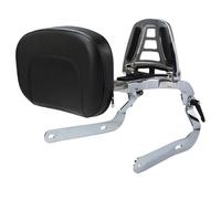 Pasajero Trasero Ajuste para Harley Street 750 500 XG750 500 14-25 accesorios para motocicletas respaldo ajustable multiusos para pasajeros Sissy Bar Cojín portaequipajes(Black Pad Chrome Bar)
