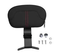 Pasajero Trasero Apto para Touring Road, almohadilla de respaldo especial para conductores de motocicletas, cojín de soporte asiento desmontable Respaldo del pasajero extraíble(Red)