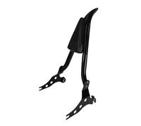 Pasajero Trasero Asidero respaldo Ajuste para Harley Softail Fat Boy Breakout respaldo trasero motocicleta barra Sissy pasajero con portaequipajes Respaldo trasero(Black Bar)