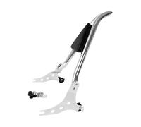 Pasajero Trasero Asidero respaldo Ajuste para Harley Softail Fat Boy Breakout respaldo trasero motocicleta barra Sissy pasajero con portaequipajes Respaldo trasero(Chrome Bar)