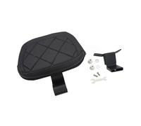 Pasajero Trasero Asidero respaldo Ajuste para Harley Touring CVO Road Electra Glide 2009-2022 almohadilla respaldo conductor delantero motocicleta Respaldo trasero(Black)