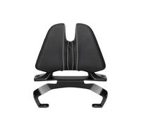 Pasajero Trasero Asidero respaldo Ajuste para SYM ADXTG400 ADXTG 400 asiento de pasajero de motocicleta respaldo trasero cojín respaldo almohadilla de espuma de aluminio Respaldo trasero(White line)