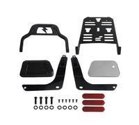 Pasajero Trasero Desmontable Ajuste para Harley Fat Bob 114 FXFB FXFBS 2018-22 23-25 pantalones cortos motocicleta Sissy Bar estante perfil bajo Cojín respaldo(Chrome)