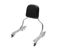 Pasajero Trasero Desmontable Portaequipajes con respaldo barra Sissy motocicleta apto para Harley Fat Boy Breakout FXBR FLFB 2018-2023 Cojín respaldo(Only Chrome Backrest)