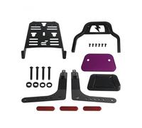 Pasajero Trasero Mini ajuste para Harley Softail Low Rider S FXLRS 2020-2025 respaldo trasero desmontable para motocicleta soporte de equipaje Low Rider Asidero respaldo(PURPLE)