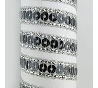 PASAMANERÍA DE LENTEJUELAS Y LÚREX (NEGRO, 20 METROS)