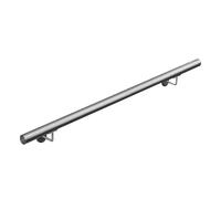 Pasamanos acero inoxidable 316 barandilla baranda pasamanos para pared pared escalera Montaje 40-1000 cm V2Aox, Longitud:130 cm
