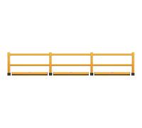 Pasamanos Ampere Rack Mammut, 2 barras transversales con barrera de suelo
