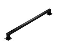 Pasamanos Antideslizante De Hierro Negro, Pasamanos De Escalera De Seguridad Robusta Montaje En Pared, Pasamanos De Tubo De Barandilla De Hierro Industrial Para Escaleras(4.5m)