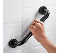 Pasamanos De Acero Inoxidable Negro, Barras Seguridad, Barra Agarre Para Discapacitados Para Baño, Ducha, Inodoro, Para Vehículos Recreativos, Para Escaleras Interiores(30cm)