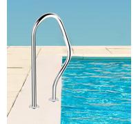 Pasamanos de acero inoxidable para piscina, resistente al óxido y antideslizante, para una entrada y salida seguras en piscinas enterradas con kit de instalación
