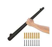 Pasamanos de acero inoxidable para seguridad en interiores, barandilla de tubo redondo antideslizante para escaleras y puentes, soporte duradero y elegante para una mayor estabilidad