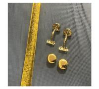 Pasamanos de acrílico transparente for interiores: longitudes personalizables con soportes de acero inoxidable for mayor seguridad y estilo.(Golden,2meters)