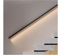 Pasamanos De Aluminio Led - Kit Completo De Pasamanos De Cable Luminoso - Pasamanos De Escalera Iluminados para Exteriores E Interiores., Black, 47.3"/1.2m
