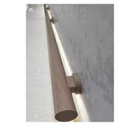 Pasamanos de escalera con luz LED, agarre de seguridad montado en la pared para uso en interiores y exteriores. 47.3 Treppengeländer natural y mango de varita para un mayor apoyo y visibilidad