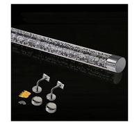 Pasamanos de escalera de interior, barra de agarre antideslizante de cristal acrílico para soporte de escaleras, kit completo para ancianos y niños