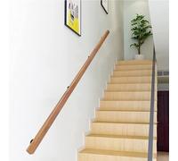 Pasamanos De Escalera De Madera De 50-600 Cm, Apoyabrazos De Seguridad Para Personas Mayores Montados En La Pared, Parapeto Para Pasillos, Barandillas Para Terrazas De Lofts (C, 440cm)