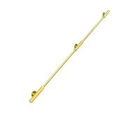 Pasamanos De Escalera De Metal Para Escalones Interiores, Redondo De 25 Mm Con Kits De Soportes, Ideal Para Pasillos, Lofts, Interiores, Exteriores, Casas, Villas, Garajes, Balcones, Terrazas, Barand