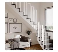 Pasamanos De Escalera En Forma De U Pasamanos Decorativos para Áticos Barandilla Antideslizante para Escaleras Reposabrazos para Escaleras, Jardines, Lofts Y Pasillos(Blanco,90CM/2.9FT)