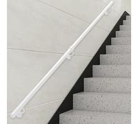 Pasamanos de escalera industrial, barandilla de montaje en pared de 30-600 cm, pasamanos antideslizantes para escalones interiores y exteriores, barandilla de escalera de hierro forjado(270cm)