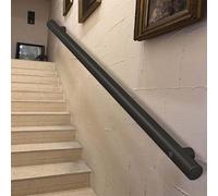 Pasamanos de escalera industrial de metal para interiores y exteriores, pasamanos de escalera de montaje en pared, de 30 a 61 cm.(400cm)