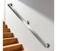 Pasamanos de escalera moderna para escalones interiores y exteriores，pasamanos de escalera 1m 120cm 1.5m 2m 240cm 2.5m 300cm barra de agarre de acero inoxidable para montaje en pared(210cm)