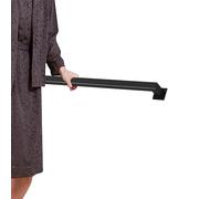 Pasamanos de escalera negro para escalones exteriores o escaleras interiores pasamanos de metal de hierro forjado pasamanos de seguridad para decoraciones de villa tipo loft(Negro,250cm)