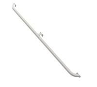 pasamanos de escalera Pasamanos de escalera industrial de tubo cuadrado for montaje en pared, for escaleras exteriores e interiores, lofts y porches. pasamanos escalera(Weiß,30cm)