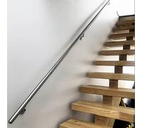 Pasamanos De Escalera Redondos De Acero Inoxidable Para Interiores Y Exteriores, Pasamanos De Seguridad Para Personas Mayores, Apto Para Interiores Y Exteriores, 350 Cm/11,5 Pies/138 Pulgadas