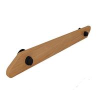 Pasamanos de madera para escalera de interior/exterior, barandilla de pared, barandilla de seguridad, agarre duradero, elegante barandilla para el hogar y el jardín