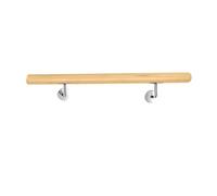 Pasamanos de madera para escaleras interiores: pasa manos montados en la pared, montados en la pared, pasamanos de madera para esca leras, soporte para escaleras | Instalación de seguridad en el hogar