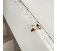 Pasamanos De Pared Resistentes Con Soportes Dorados, Balaustres De Escalera Modernos Para Pasillos Y Lofts De 1,5 M, 2 M, 2,5 M, 3 M, 3,6 M Y 4,2 M, Barandilla Para Escaleras De Oficina En Casa, Carg