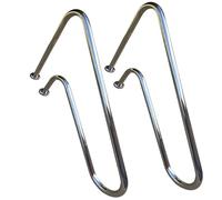 Lxning Pasamanos De Piscina De Acero Inoxidable 304, Barandilla De Piscina con Accesorios, Barra De Mano Seguro para Entrada De Piscina Enterrada, Plateado (Size : 1 Pack)