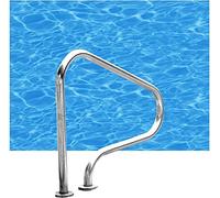 Pasamanos de Piscina, pasamanos de Piscina de Acero Inoxidable 316 de Primera Calidad Adecuado para Piscinas Cubiertas y al Aire Libre, Grosor 0,15 cm, Plateado