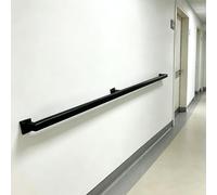 Pasamanos De Tubo Cuadrado, Pasamanos De Escalera Industrial Moderno De Montaje En Pared Para Escalones Interiores Y Exteriores, Barra De Agarre Antideslizante De Metal(3.5m)