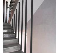 Pasamanos divisores para escaleras, ático, barandillas de metal, barandillas de escalera, barra de seguridad para techo, columnas divisoras de seguridad para interiores, sistema de barandilla de