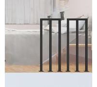 Pasamanos Escalera Barandilla Barandilla de escalera negra moderna interior, barandilla de balaustres de decoración de hierro Pasamanos de escalera de seguridad, Columna de vallado DIY para loft/pasil