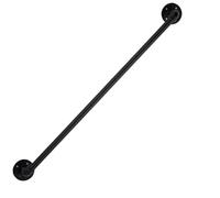 pasamanos escalera Barandilla de escalera de acero galvanizado, fácil de instalar, balaustres de hierro, pasamanos for interior y exterior del hogar. inoxidable(30cm)